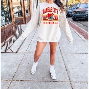 Retro Kansas City Chiefs Kansas City Football Chiefs Football Sweatshirt
